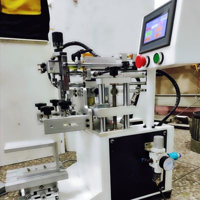 Mesin Sablon Desktop Kecepatan Tinggi 1500P / H Sudut Tekanan Kecepatan Disesuaikan